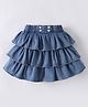 Mark & Mia Cotton Layered Skirt - Blue