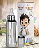 Bunniez Stainless Steel Baby Feeder with Anti-Colic Nipple, bpa-Free - 240 ml
