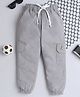 BAATCHEET Cotton Giraffe Patch Detailed Joggers - Grey