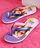Kidsville Mattel Featuring Barbie Designed Flip Flops - Purple