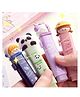 SANJARY Cute Cartoon Retractable Press Pen Eraser, Press Rubbers with 2 Pcs Refill Eraser, pack of 2 for Kids color design may vary