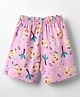 Child World Interlock Knee Length Shorts With Elephant Print - Pink