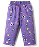 Child World Interlock Knit Full Length Lounge Pant with Space Theme Print - Purple