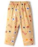 Child World Interlock Knit Full Length Lounge Pant with Space Theme Print - Peach