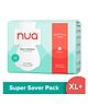 Nua Complete Comfort Pads | Zero Irritation Promise | Essentials Pack | Super Saver|XL+ Heavy  - Pack of 30