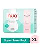 Nua Complete Comfort Pads | Zero Irritation Promise | Essentials Pack | Super Saver|XL Medium  - Pack of 30