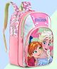 Disney Frozen School backpack with PVC embossed Front Pocket Light Pink - 14 inches