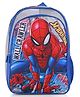 Spider Man School Backpack Sky Blue and Grey- 14 inches