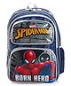 Spider Man School backpack with Front Pocket Blue - 14 inches