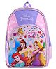 Disney Princess School backpack with PVC embossed Front Pocket Pink and Purple - 14 inches