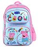 Peppa Pig School backpack with Front Pocket Sky Blue - 16 inches
