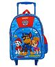 Paw Patrol Heroes Trolley School backpack with PVC embossed Front Pocket - 16 inches (Color may vary)