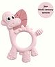 BiBaDo Dotty the Dinosaur- Silicone Multi Sensory Teether - Blush- 3m+