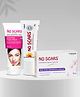 No Scars Day Cream with SPF 30 PA++ for Skin Brightening Cream with BB-Biont & Wonderlight With No Kojic Acid Soap And No Scars Aloevera 1% Salicylic Acid Face Wash 60ml