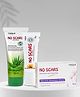No Scars Day Cream with SPF 30 PA++ for Skin Brightening Cream with BB-Biont & Wonderlight With No Kojic Acid Soap And No Scars Aloevera 1% Salicylic Acid Face Wash 100ml
