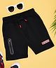 Pantaloons Junior Cotton Solid Shorts - Black