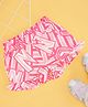 Pantaloons Junior Alphabets Printed Shorts - Pink