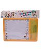 BitFeex Drawing Board Slate Writing Board 2 in 1 Educational Toy for Kids to Write and Learn Their Preschool Lessons with Chalk or Marker-Color may Vary, Pack of 1 pcs