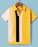 Noddy Half Sleeves Striped Tee - Yellow