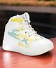 Lil Lollipop Abstract Designed LED Shoes - White