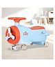 R for Rabbit Iya Iya Aero Kids Swing Car, Scratch Free PU LED Wheels with ABEC7 Bearing, Baby Ride on Magic Toy Panda Car for 2+ Years Boys & Girls, Upto 75 Kgs (Blue Orange)