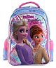 Disney Frozen Premium School Backpack Sky Blue and Pink - 14 inches