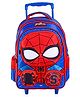 Spider Man Premium Trolley School backpack Red and Blue - 16 inches