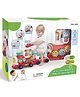 Azhari 4 in 1 Smart Learning Push Walker & Ride-on Learning Train  With Light & Sound Toy for kids Color & Design May Vary
