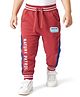 Babyhug Cotton Looper Knit Full Length Track Pant With Nature Patrol Print - Rust Orange