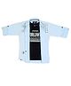MASHUP Full Sleeves Typography Printed Shirt With Tee - Sky Blue