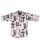 MASHUP Full Sleeves Abstract Printed Shirt - Pink