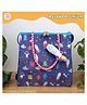 Rosada Space Multipurpose Tote Hand Sling Bag | Waterproof Stylish Bag for Outing Activity Picnic Travel for Kids Boy Girl Mom and Baby with Toy Hanging -Large (33x33 cm)