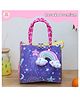 Rosada Starlet Multipurpose Trendy Tote Hand Sling Bag | Lunch Tiffin Bag | Waterproof Stylish Bag for Outing Activity Picnic Travel for Kids Boy Girl  and Baby with Toy Hanging  Small (20x20 Cm)