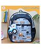 Rosada Blue Truck Light Weight Durable School Bag with Comfortable Cushion Padding | Waterproof Trendy and Spacious Kids Backpack | Unisex Stylish Bag for Kids Boys and Girls  Small (11 Inches)