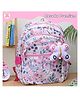 Rosada Lilac Garden Light Weight Durable School Bag with Comfortable Cushion Padding | Waterproof Trendy and Spacious Kids Backpack | Unisex Stylish Bag for Kids Boys and Girls  Small (11 Inches)