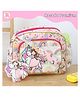 Rosada Princess Trendy Sling Diaper Bag for Baby Mom | Outing Travel Lightweight Waterproof Washable Spacious Zip Compartments and Shoulder Sling with Hanging Soft Toy  Standard