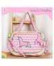 Rosada Blue Unicorn Trendy Mini Sling Diaper Bag for Baby Mom | Outing Travel Lightweight Waterproof Washable Spacious Zip Compartments and Shoulder Sling with Hanging Soft Toy  Mini