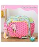 Rosada Mermaid Trendy Mini Sling Diaper Bag for Baby Mom | Outing Travel Lightweight Waterproof Washable Spacious Zip Compartments and Shoulder Sling with Hanging Soft Toy  Mini