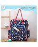 Rosada Trendy Space Diaper Backpack for New Born Baby Boy Girl Mom | Lightweight Spacious Many Compartments Waterproof | Outing Travel Diaper Bag with Hanging Soft Toy