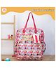 Rosada Trendy Candy Cane Diaper Backpack for New Born Baby Boy Girl Mom | Lightweight Spacious Many Compartments Waterproof | Outing Travel Diaper Bag with Hanging Soft Toy