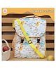 Rosada Dinosaur Insulated Sling Lunch Bag for Kids, Mom for School and Travel, Insulated Tiffin Multi-Purpose Lunch Bag for Picnic, Class, Tuition Lightweight and Durable - Large (14 Inches)