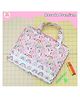 Rosada Trendy Princess Travel Storage Fold and Carry Art Bag for Kids Drawing Class Schools Activity Organizer with Multiple Pockets - A3 Size
