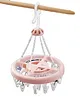 COZY VIBES Baby Cloth Hanger for Drying - Cloth Hanger for Drying Clothes, Clips Hanger for Clothes Drying, Hanger with Clips, Pegs/Clips/Hanger, Baby Clothes Hanger with 20 Clips- PACK OF 1- COLOR MAY VARY