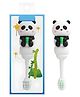 COZY VIBES Cherry blossom wangenmao cute children's toothbrush cartoon panda baby- PACK OF 1- COLOR MAY VARY