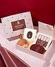 Carlton London Cosmetic The Glow-Up Kit Gift With Heart Necklace, Lipstick & Perfume Set of 3