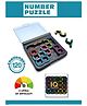 ADKD IQ Game Toys Brain Teaser Number Puzzle - 120 Challenges, 5 Levels of Difficulty, Portable Educational Toy for All Ages- Multicolor