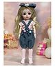 ADKD Premium Fashionable Doll with Movable Joints, Blonde Hair and Stylish Outfit  Height 30 cm (Colour and Decorations May Vary)