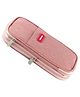 Storite Canvas Big Capacity Pencil Stationery Box Pen Case Office College School Travel Large Storage High Capacity Bag Pouch Holder Box Organizer School Supplies Office Stuff - Pink
