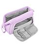 Storite Canvas Pencil Case, Handheld Pen Pouch, Pencil Case for Kids, Large Capacity Pencil Pouch with Zipper, Portable Stationery Storage Pouch for School (Purple)