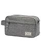 Storite Large Capacity Zipper Polyester Pencil Pouch Case for School Office College, Big Capacity 3 Compartments Pencil Bag Holder Adults Teen Boys Girls, Travel Cosmetics Storage (Grey)